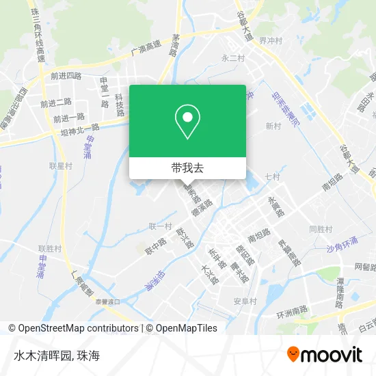 水木清晖园地图