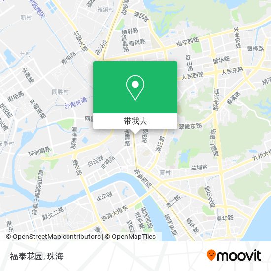 福泰花园地图