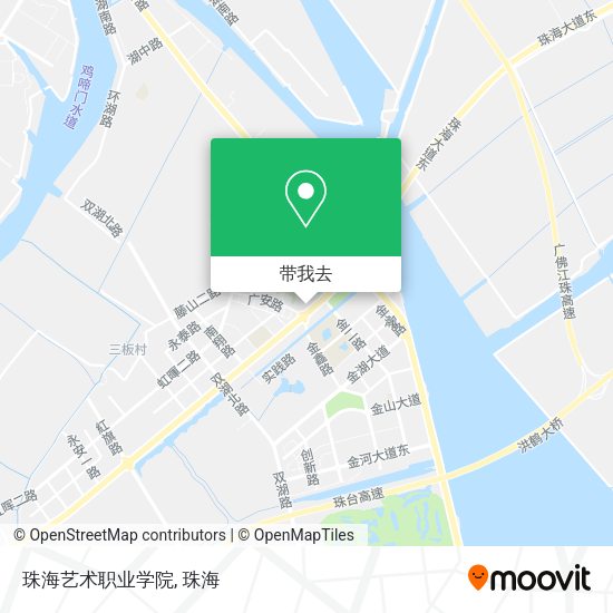 珠海艺术职业学院地图