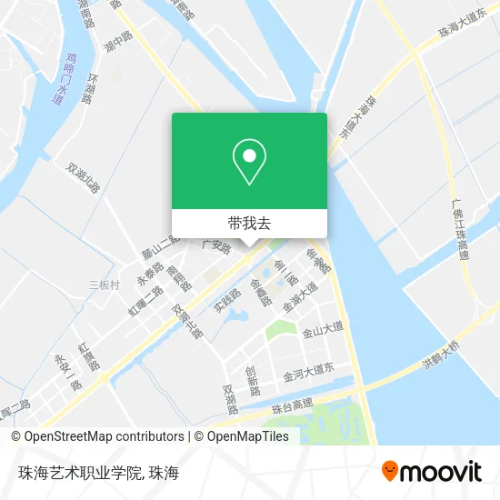 珠海艺术职业学院地图