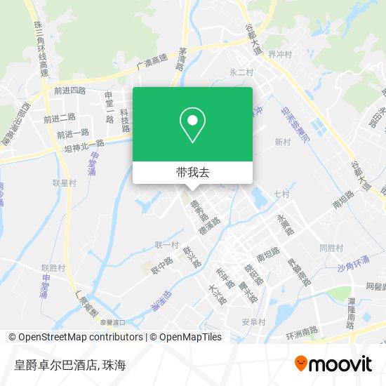 皇爵卓尔巴酒店地图