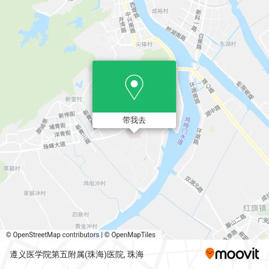 遵义医学院第五附属(珠海)医院地图