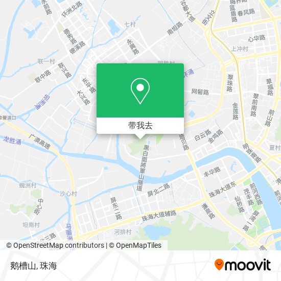 鹅槽山地图