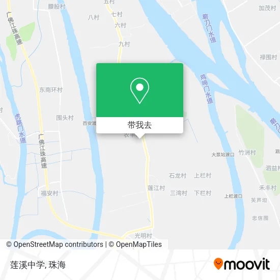 莲溪中学地图