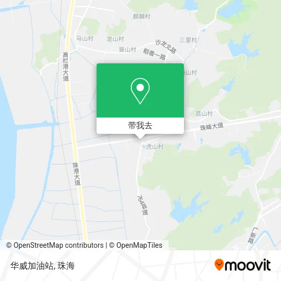 华威加油站地图