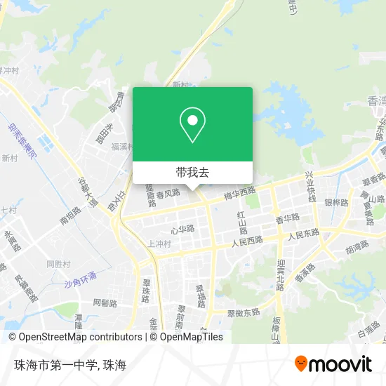 珠海市第一中学地图