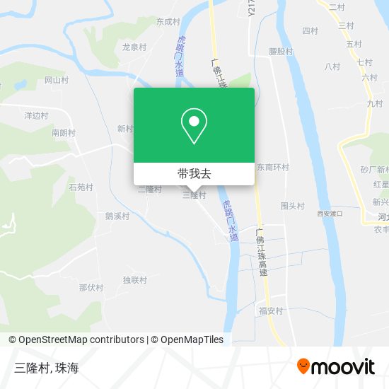三隆村地图