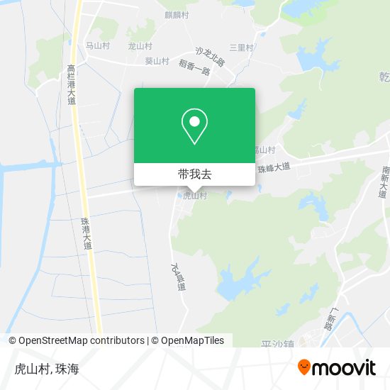 虎山村地图