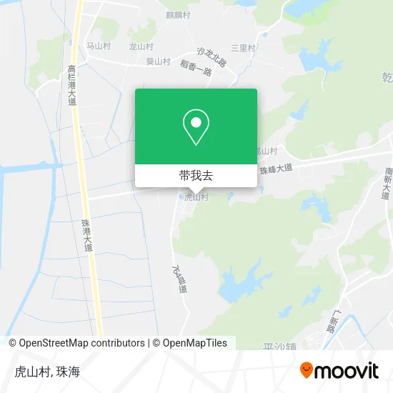 虎山村地图