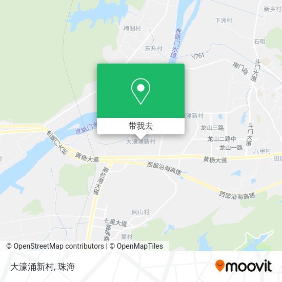 大濠涌新村地图