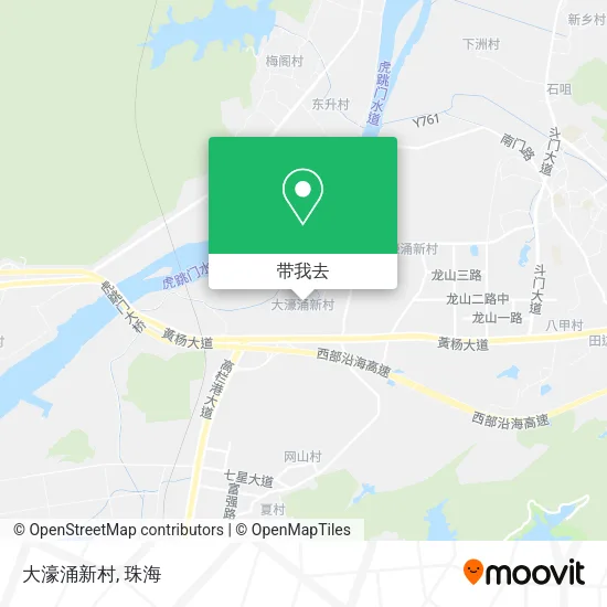 大濠涌新村地图