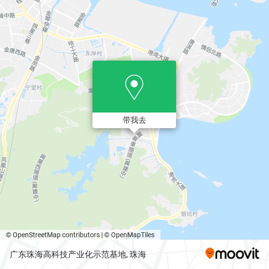 广东珠海高科技产业化示范基地地图