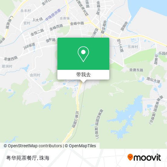 粤华苑茶餐厅地图