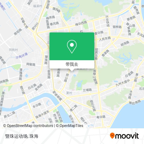 暨珠运动场地图