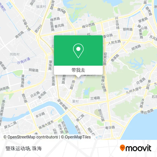 暨珠运动场地图