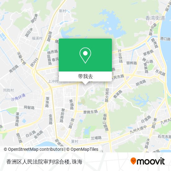 香洲区人民法院审判综合楼地图