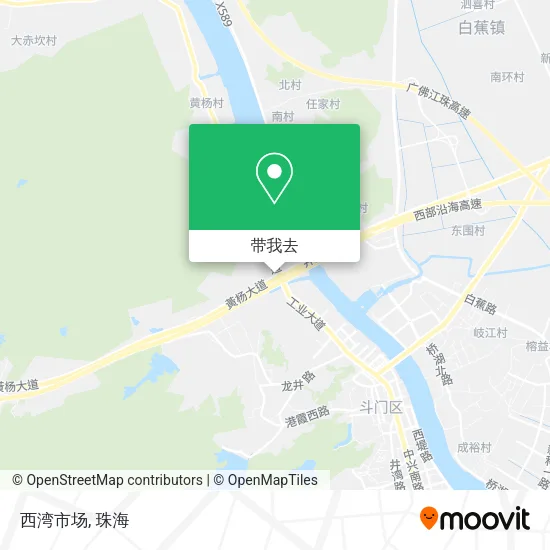 西湾市场地图