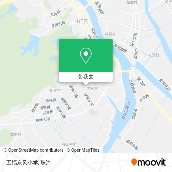 五福东风小学地图