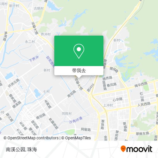 南溪公园地图