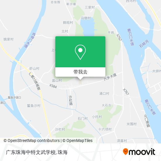 广东珠海中特文武学校地图