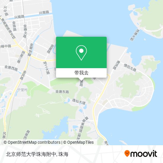 北京师范大学珠海附中地图