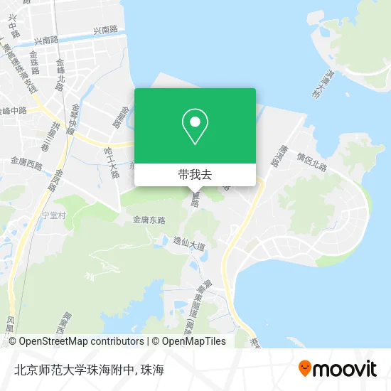 北京师范大学珠海附中地图