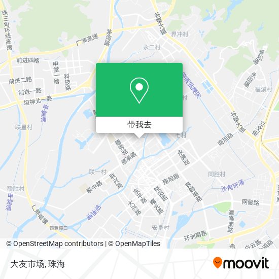 大友市场地图