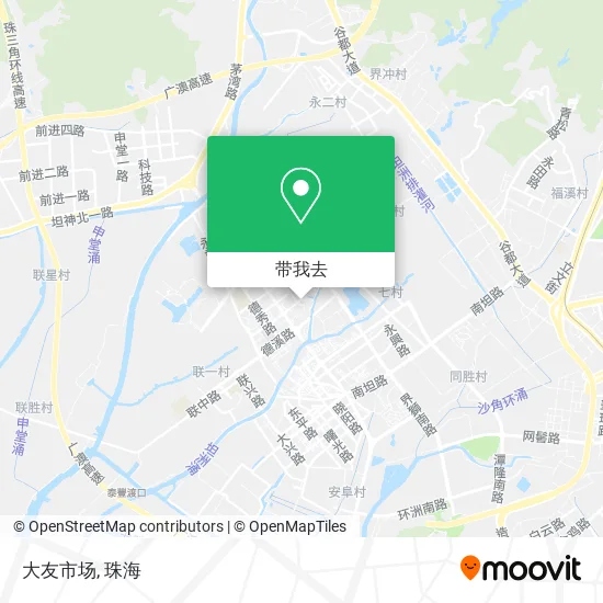大友市场地图