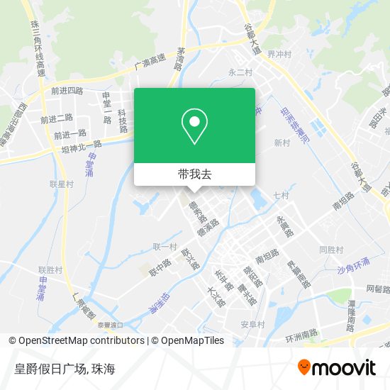 皇爵假日广场地图