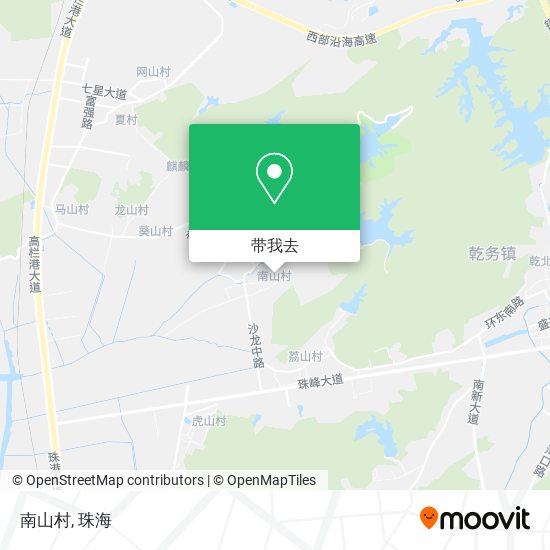 南山村地图