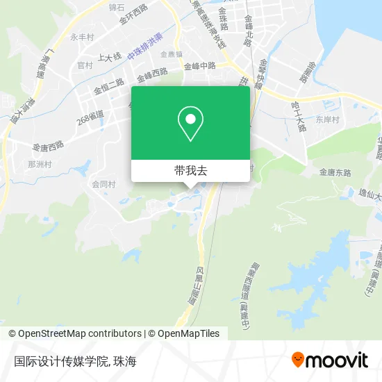 国际设计传媒学院地图