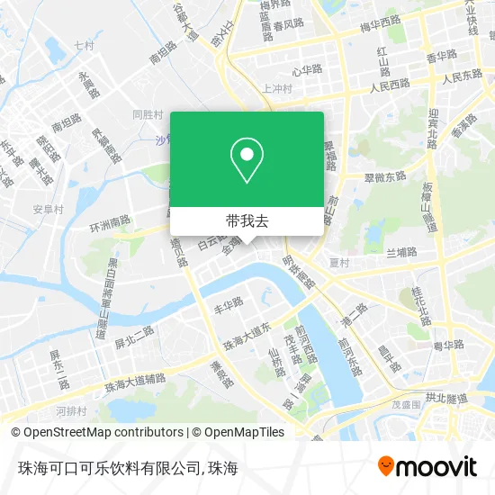 珠海可口可乐饮料有限公司地图