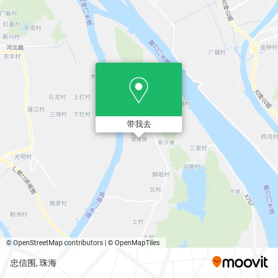 忠信围地图