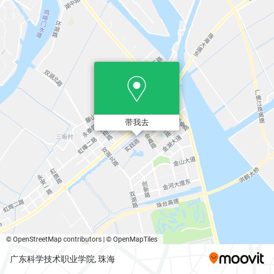 广东科学技术职业学院地图