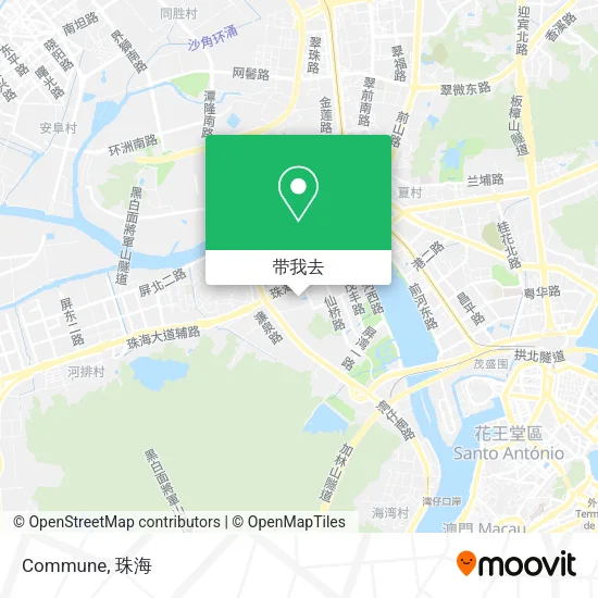 Commune地图