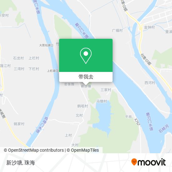 新沙塘地图