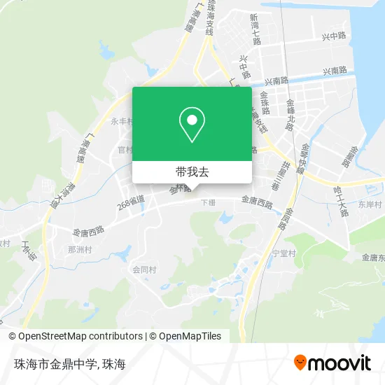珠海市金鼎中学地图