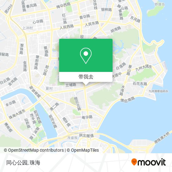 同心公园地图