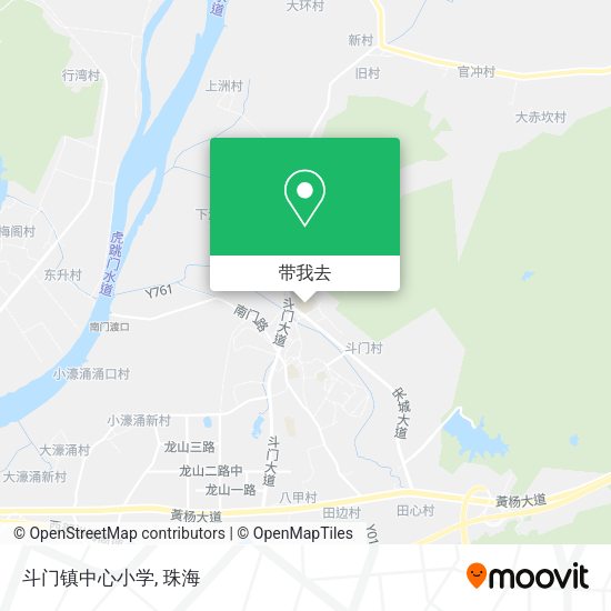 斗门镇中心小学地图
