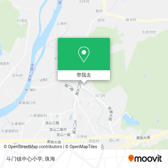 斗门镇中心小学地图