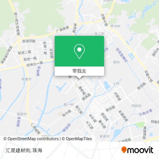 汇星建材街地图
