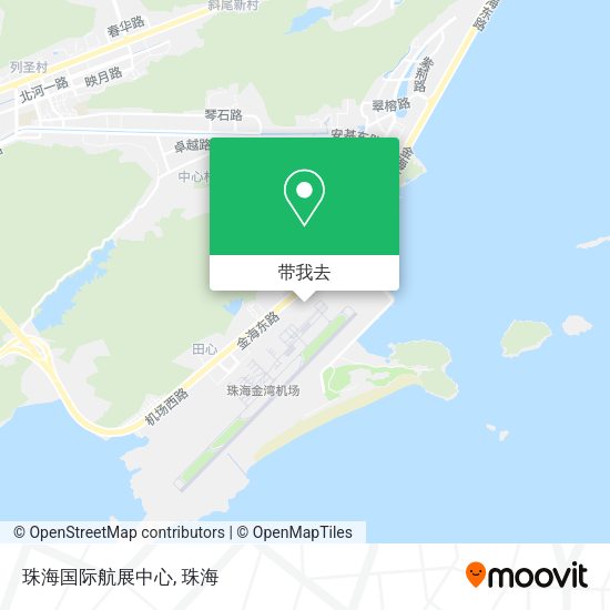 珠海国际航展中心地图