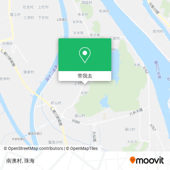 南澳村地图