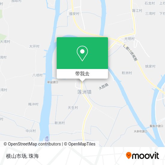 横山市场地图
