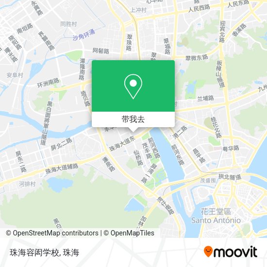 珠海容闳学校地图