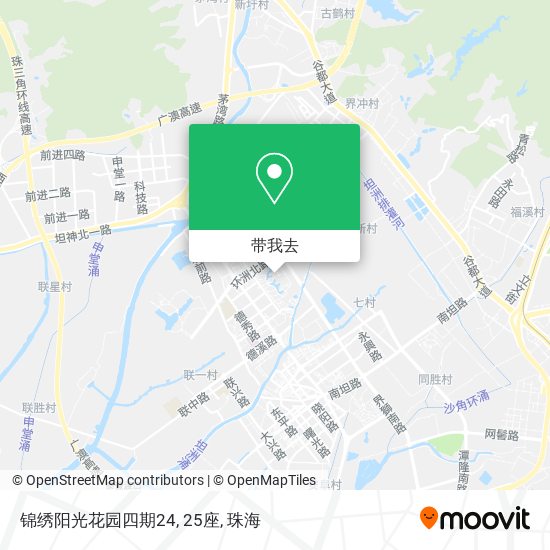 锦绣阳光花园四期24, 25座地图