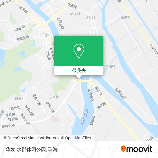 华发·水郡休闲公园地图