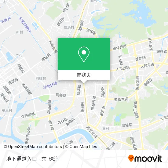 地下通道入口 - 东地图