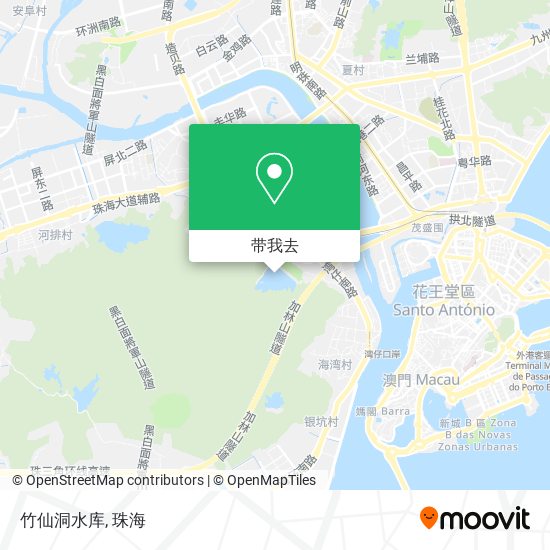 竹仙洞水库地图