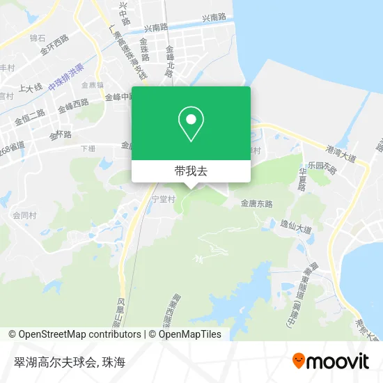 翠湖高尔夫球会地图